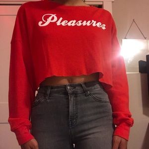 Long sleeve crop top